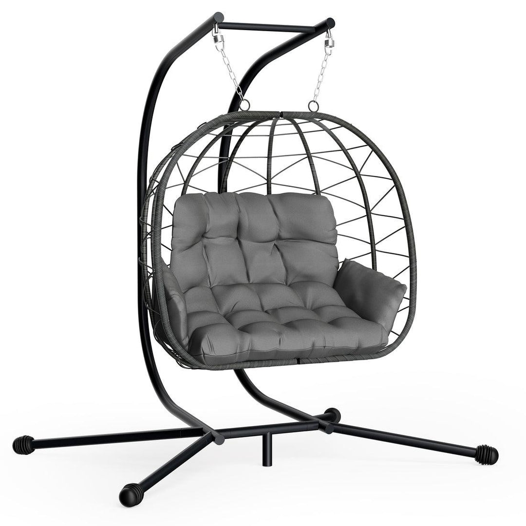 Pamapic Hanging Egg Chair with Stand