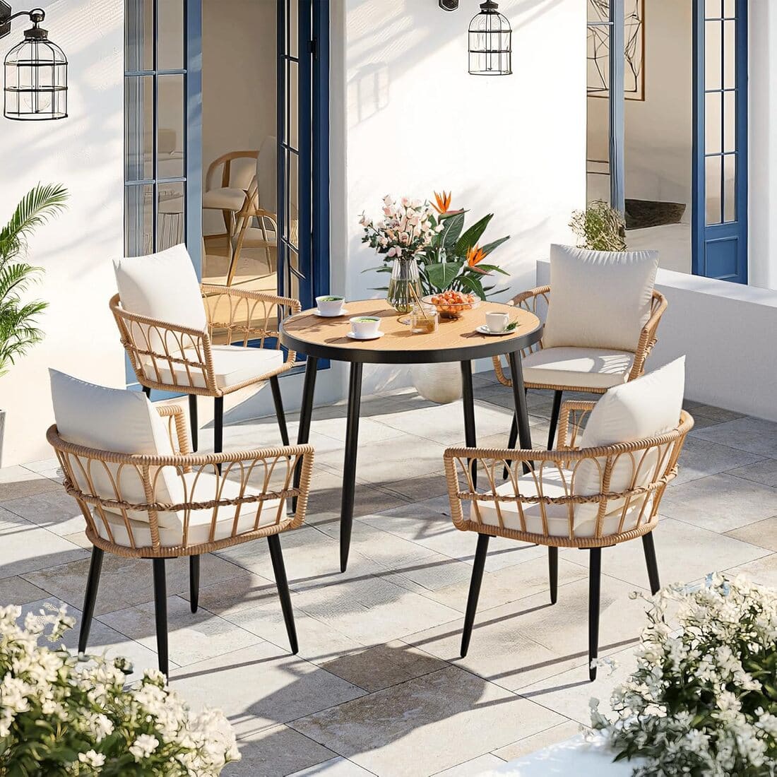 テーブル・チェア・ハンモック CAMPMANIA PRODUCTS COMPACT ROUND TABLE S Amazon.com - COMUHOME 47.3