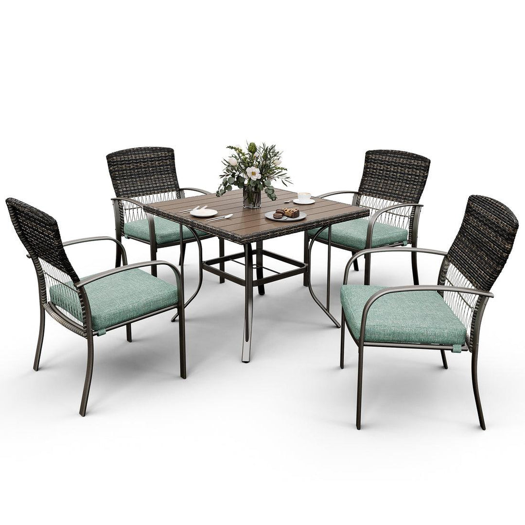 Pamapic Outdoor Dining Table Set (5 Pieces)