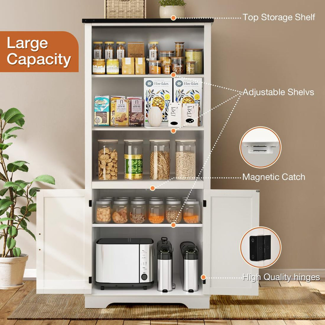 Pamapic 70" Tall Pantry Cabinet