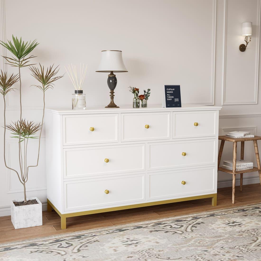 7 Drawer Dresser TV Stand