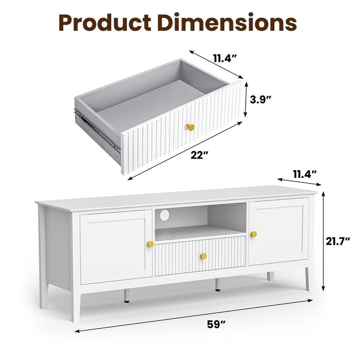 Pamapic 3-Drawer TV stand