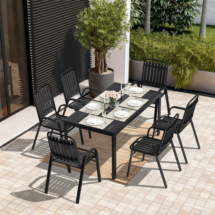 Forge Stackable Dining Set, 7-Piece