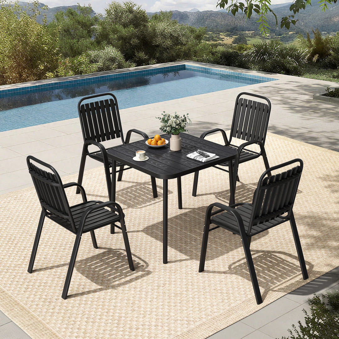 Forge Stackable Dining Set, 7-Piece