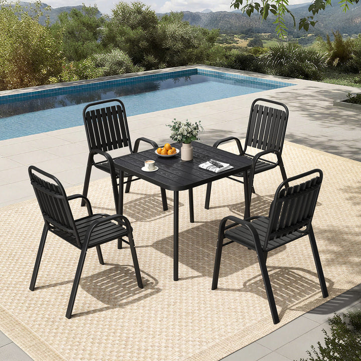 Forge Stackable Dining Set, 7-Piece
