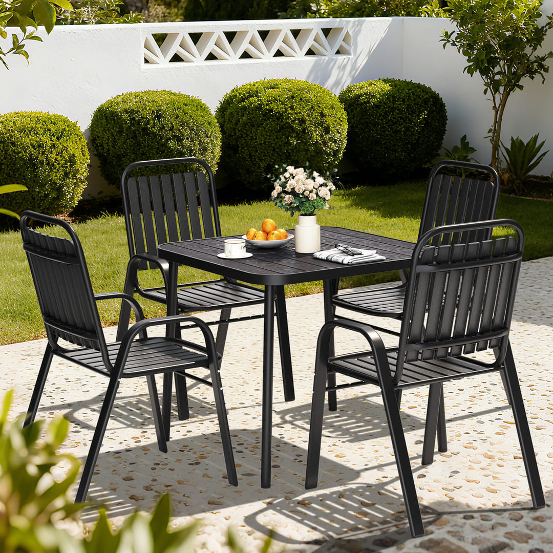Forge Stackable Dining Set, 7-Piece