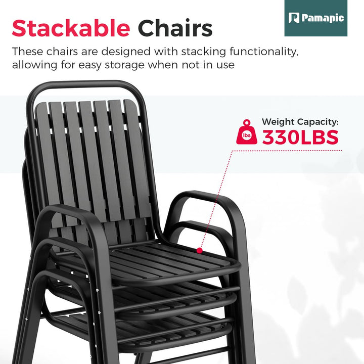 Forge Stackable Dining Set, 7-Piece