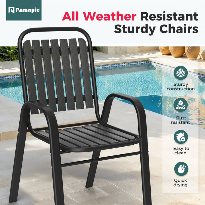 Forge Stackable Dining Set, 7-Piece