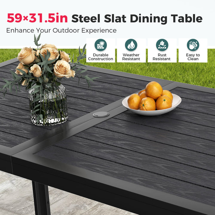 Forge Stackable Dining Set, 7-Piece